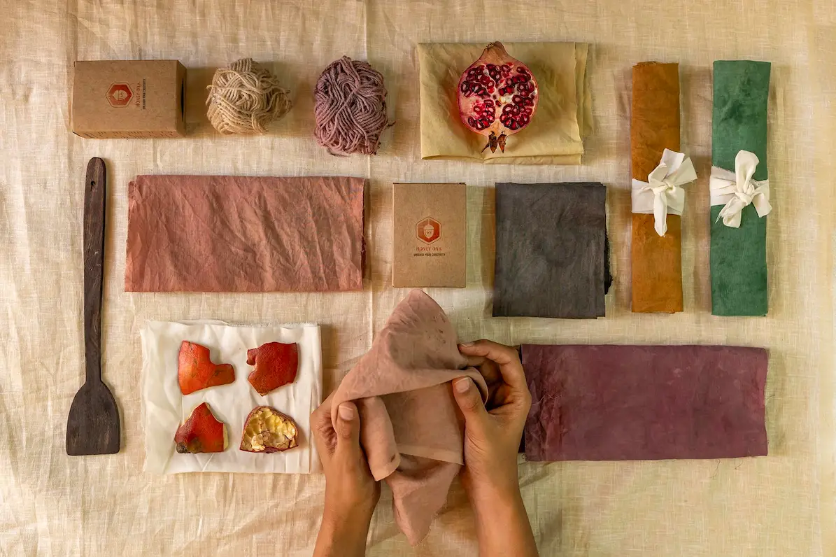 رنگرزی طبیعی پارچه